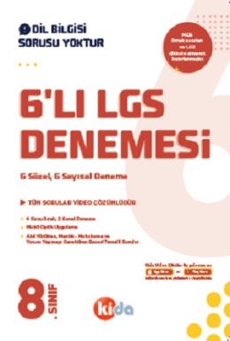 Kida 8. Sınıf 6lı LGS Deneme