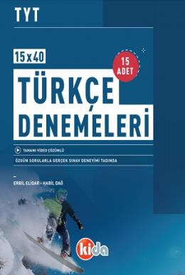 Kida TYT Türkçe Denemeleri 15x40