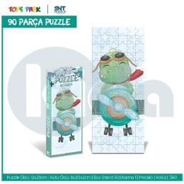 90 Parça Puzzle - Flying Dinosaur