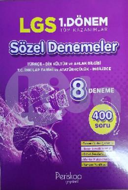 Periskop 8 Sınıf LGS 1 Dönem Sözel Denemeler