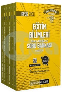 Pegem KPSS 2021 Eğitim Bilimleri Soru Bankası Modüler Set 6 Kitap (İADESİZ)