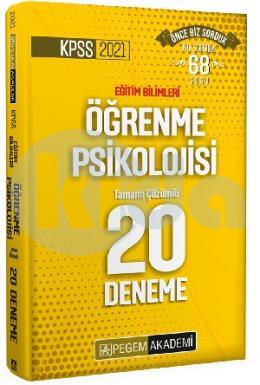 Pegem 2021 KPSS Eğitim Bilimleri Öğrenme Psikolojisi Tamamı Çözümlü 20 Deneme (İADESİZ)