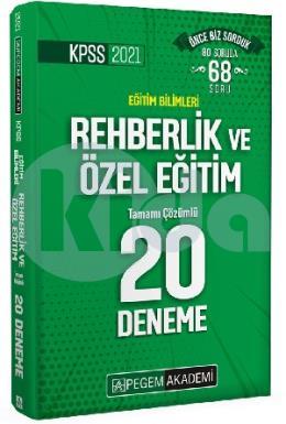 Pegem 2021 KPSS Eğitim Bilimleri Rehberlik ve Özel Eğitim Tamamı Çözümlü 20 Deneme (İADESİZ)