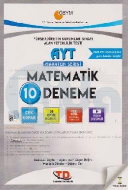 Tandem Maraton Serisi AYT Matematik 10 Deneme