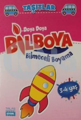 Taşıtlar - Doya Doya Bil Boya Bilmeceleri Boyama (3-4 Yaş