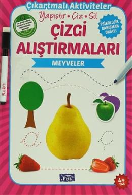 Çizgi Alıştırmaları - Meyveler