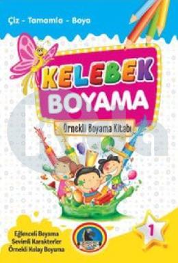 Kelebek Boyama 8li Seri