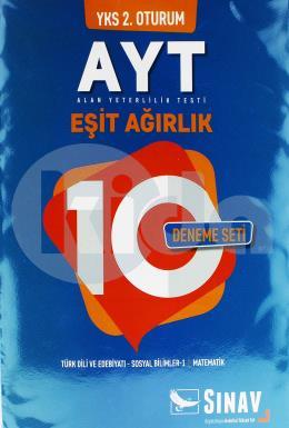 Sınav YKS 2. Oturum AYT Eşit Ağırlık 10 Deneme Seti