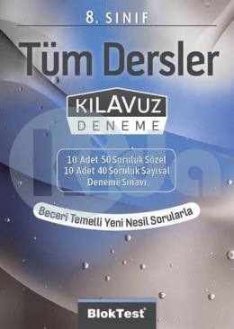 Bloktest 8. Sınıf Tüm Dersler Kılavuz Deneme