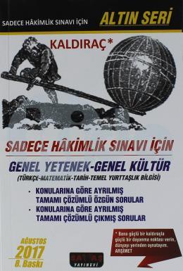 Savaş Yayınevi Kaldıraç Sadece Hakimlik Sınavı İçin Genel Yetenek Genel Kültür