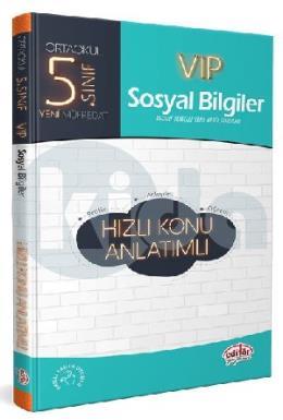 Editör 5. Sınıf VIP Sosyal Bilgiler Hızlı Konu Anlatımlı