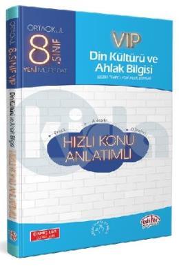 Editör 8. Sınıf VIP Din Kültürü ve Ahlak Bilgisi Hızlı Konu Anlatımlı