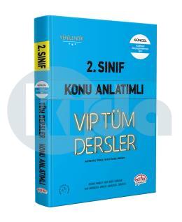 Editör 2. Sınıf VIP Tüm Dersler Konu Anlatımlı Mavi Kitap