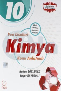 Palme 10.Sınıf Fen Liseleri Kimya Konu Anlatımlı