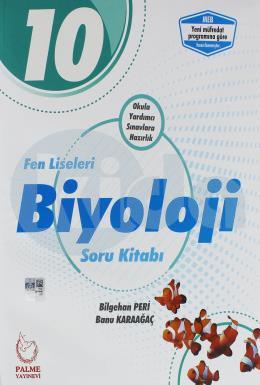 Palme 10.Sınıf Fen Liseleri Biyoloji Soru Kitabı