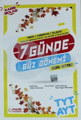 Palme 7 Günde Güz Dönemi Soru Bankası TCF (İadesiz)