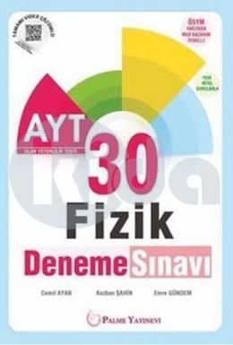 Palme AYT Fizik 30 Deneme Sınavı