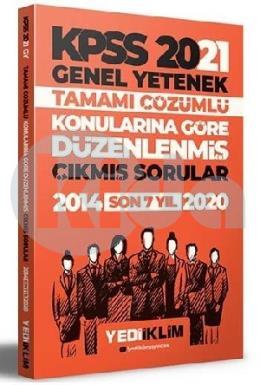 Yediiklim 2021 KPSS Genel Yetenek Çıkmış Sorular Konularına Göre Çözümlü (İADESİZ)