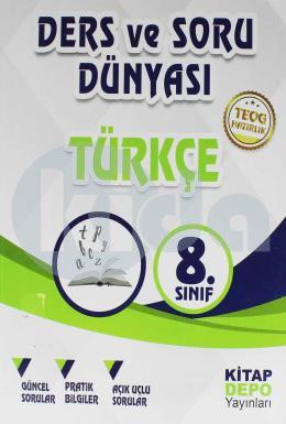 Kitap Depo 8.Sınıf Türkçe Ders ve Soru Dünyası