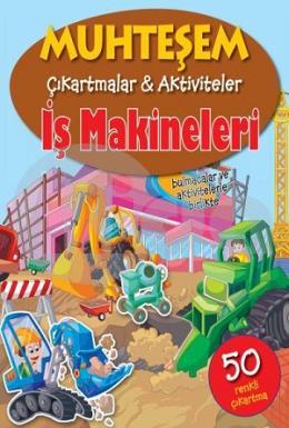 Muhteşem Çıkartmalar Aktiviteler İş Makineleri