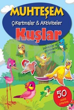 Muhteşem Çıkartmalar Aktiviteler Kuşlar