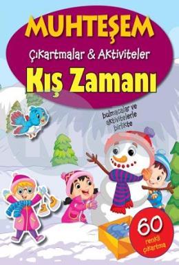 Muhteşem Çıkartmalar Aktiviteler Kış Zamanı