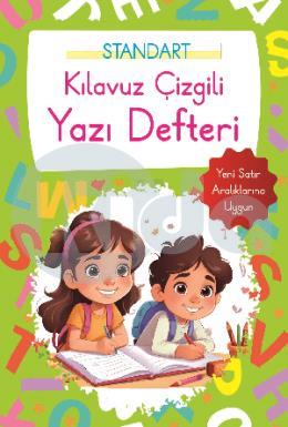 Kılavuz Çizgili Yazı Defteri Büyük Boy Yeşil