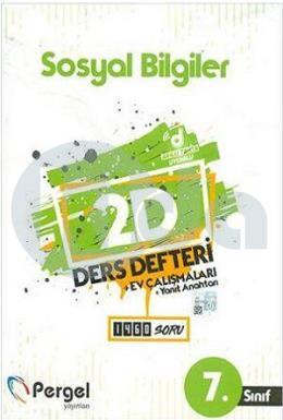 Pergel 7. Sınıf Sosyal Bilgiler 2D Ders Defteri