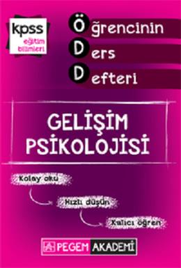 KPSS Gelişim Psikolojisi Öğrencinin Ders Defteri 2015