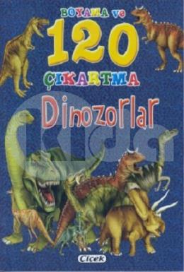 Boyama ve 120 Çıkartma Dinozorlar
