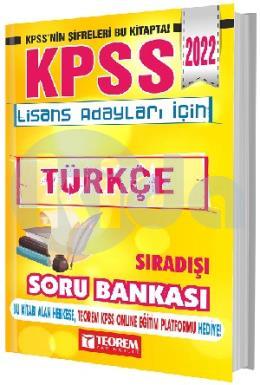 Teorem 2022 KPSS Türkçe Sıradışı Soru Bankası (İADESİZ)