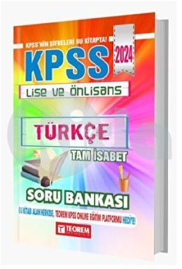 Teorem KPSS Lise Ön Lisans Tam İsabet Türkçe Soru Bankası