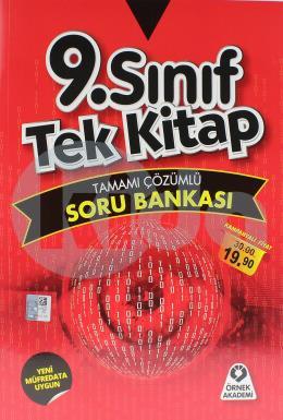 Örnek Akademi 9. Sınıf Tek Kitap Tamamı Çözümlü Soru Bankası