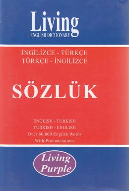 Living Purple İngilizce Türkçe, Türkçe İngilizce Sözlük (Ciltli, Cep Boy)