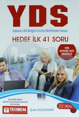 Teorem YDS Hedef İlk 41 Soru (YDS Deneme Hediyeli)