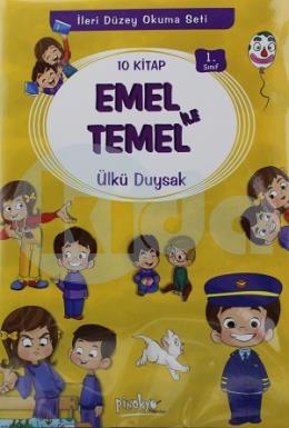 Emel ile Temel 1. Sınıf İleri Düzey Okuma Seti (10 Kitap Takım)