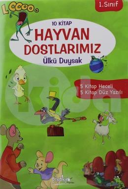 Hayvan Dostlarımız 10 Kitap Heceli - Düz Yazılı