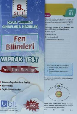 Bulut 8.Sınıf Fen Bilimleri Yaprak Test