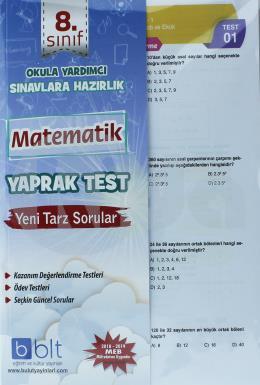 Bulut 8.Sınıf Matematik Yaprak Test