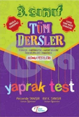 Tanışır 3. Sınıf Tüm Dersler Yaprak Test