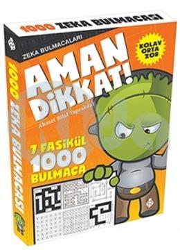 Aman Dikkat! - Zeka Bulmacaları (7 Fasikül - 1000 Bulmaca)