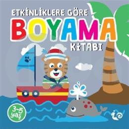 Etkinliklere Göre Boyama Kitabı - Gri