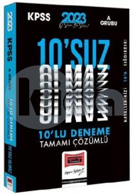 Yargı Yayınları 2023 Kpss A Grubu Tamamı Çözümlü 10suz Olmaz 10 Deneme