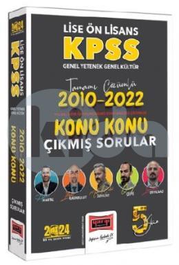 Yargı 2024 KPSS Lise Ön Lisans Genel Yetenek Genel Kültür 2010-2022 Tamamı Çözümlü Konu Konu Çıkmış Sorular