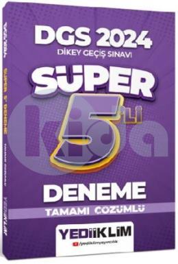 Yediiklim 2024 DGS Tamamı Çözümlü Süper 5li Deneme