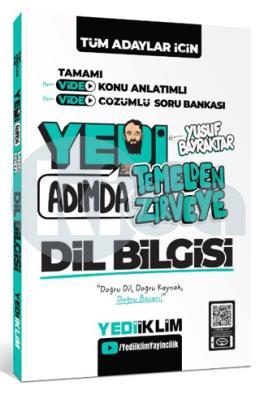 Yediiklim Tüm Adaylar İçin Yedi Adımda Temelden Zirveye Dil Bilgisi Video Konu Anlatımlı Video Çözümlü Soru Bankası