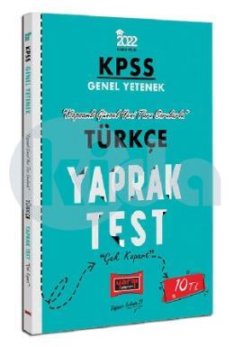 Yargı 2022 KPSS Lisans GY Türkçe Yaprak Test (İADESİZ)