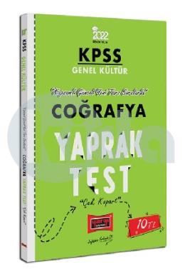 Yargı 2022 KPSS Lisans GK Coğrafya Yaprak Test (İADESİZ)