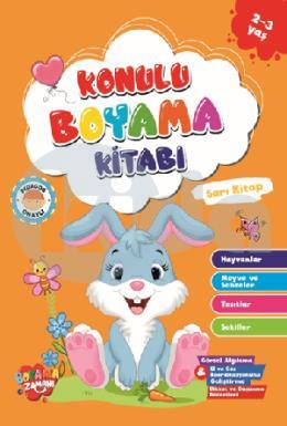 Konulu Boyama Serisi Sarı Kitap 2-3 Yaş