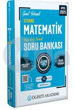 2025 KPSS Genel Yetenek Efsane Matematik Soru Bankası (İADESİZ)